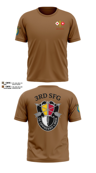 Short Sleeve Performance Shirt, S6 HHC 3SFG(A), Army, Teamtime, Team time, sublimation, custom sports apparel, team uniforms, spirit wear, spiritwear, sports uniforms, custom shirts, team store, custom team store, fundraiser sports, apparel fundraiser