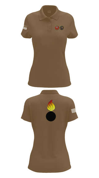 Womens Short Sleeve Performance Polo, RTS-M FT. HOOD, , Teamtime, Team time, sublimation, custom sports apparel, team uniforms, spirit wear, spiritwear, sports uniforms, custom shirts, team store, custom team store, fundraiser sports, apparel fundraiser
