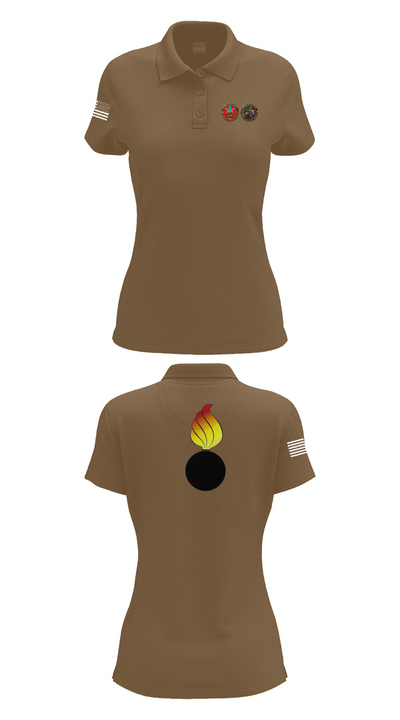 RTS-M FT. HOOD 77686881 Women's Short Sleeve Performance Polo  - 15