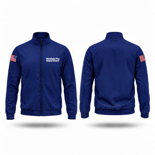 Windbreaker, Westlake Fire Department, Fire Department, Teamtime, Team time, sublimation, custom sports apparel, team uniforms, spirit wear, spiritwear, sports uniforms, custom shirts, team store, custom team store, fundraiser sports, apparel fundraiser