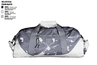 Duffle Bag, KC Elite, Softball, Teamtime, Team time, sublimation, custom sports apparel, team uniforms, spirit wear, spiritwear, sports uniforms, custom shirts, team store, custom team store, fundraiser sports, apparel fundraiser