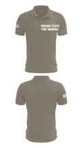 Virginia state fire marshal Short Sleeve Performance Polo - 5