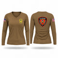 Worldwide Firefighter Women's Long Sleeve V-neck Shirt - 1
