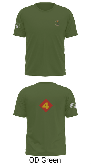 Old School Cotton Feel Shirt, 14th Marine regiment 4th Marine corps division, , Teamtime, Team time, sublimation, custom sports apparel, team uniforms, spirit wear, spiritwear, sports uniforms, custom shirts, team store, custom team store, fundraiser sports, apparel fundraiser