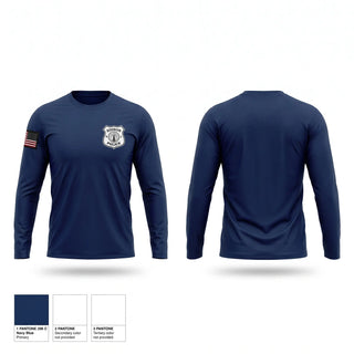 Long Sleeve Performance Shirt, Edison Police, Police, Teamtime, Team time, sublimation, custom sports apparel, team uniforms, spirit wear, spiritwear, sports uniforms, custom shirts, team store, custom team store, fundraiser sports, apparel fundraiser