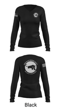 New Black Panther Party 5941095 Women's Long Sleeve V-neck Shirt - 22