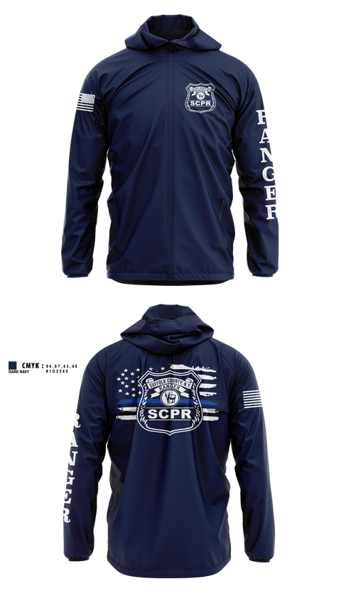 Windbreaker, Suffolk County Park Rangers, Police, Teamtime, Team time, sublimation, custom sports apparel, team uniforms, spirit wear, spiritwear, sports uniforms, custom shirts, team store, custom team store, fundraiser sports, apparel fundraiser