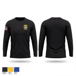 Long Sleeve Performance Shirt, Auburn Police Department, Police, Teamtime, Team time, sublimation, custom sports apparel, team uniforms, spirit wear, spiritwear, sports uniforms, custom shirts, team store, custom team store, fundraiser sports, apparel fundraiser