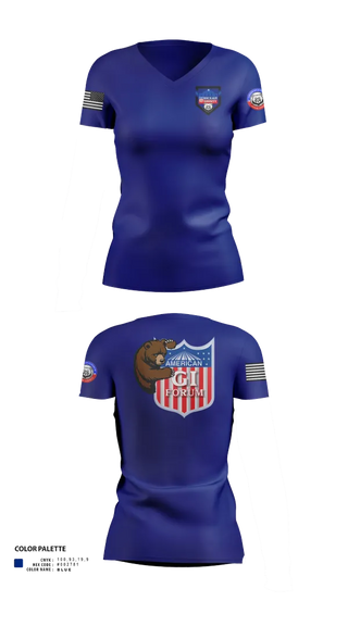 Womens Short Sleeve Vneck Shirt, Agif board, Army, Teamtime, Team time, sublimation, custom sports apparel, team uniforms, spirit wear, spiritwear, sports uniforms, custom shirts, team store, custom team store, fundraiser sports, apparel fundraiser