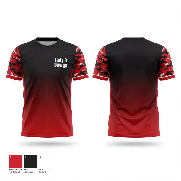 Old School Cotton Feel Shirt, Lady O Dawgs, Softball, Teamtime, Team time, sublimation, custom sports apparel, team uniforms, spirit wear, spiritwear, sports uniforms, custom shirts, team store, custom team store, fundraiser sports, apparel fundraiser