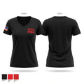 JEFFERSON TOWNSHIP FIRE Women's Short Sleeve V-neck Shirt - 1