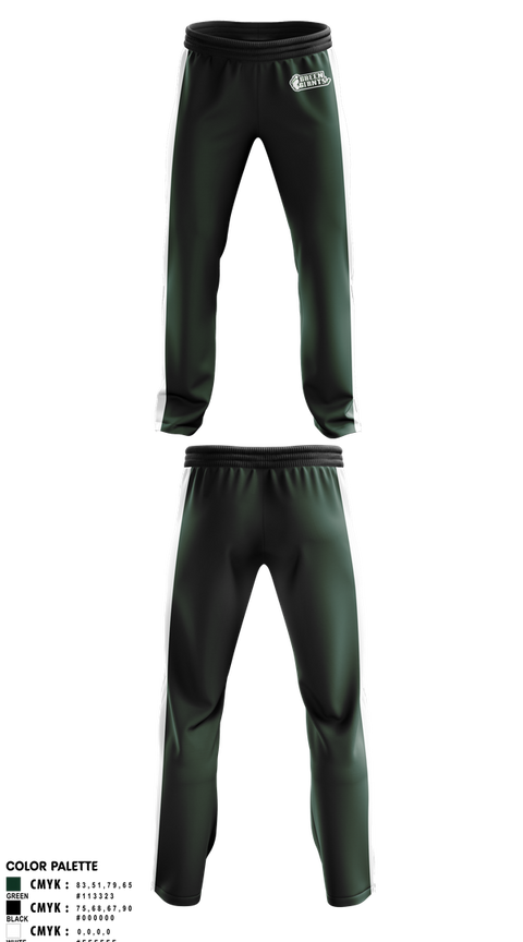 Sweatpants, MN Green Giants, Ice Hockey, Teamtime, Team time, sublimation, custom sports apparel, team uniforms, spirit wear, spiritwear, sports uniforms, custom shirts, team store, custom team store, fundraiser sports, apparel fundraiser