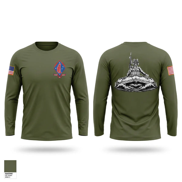 Long Sleeve Performance Shirt, Bravo Raiders, Marines, Teamtime, Team time, sublimation, custom sports apparel, team uniforms, spirit wear, spiritwear, sports uniforms, custom shirts, team store, custom team store, fundraiser sports, apparel fundraiser