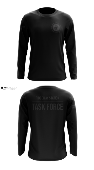 Long Sleeve Performance Shirt, Ridgeway Station Task Force, Police, Teamtime, Team time, sublimation, custom sports apparel, team uniforms, spirit wear, spiritwear, sports uniforms, custom shirts, team store, custom team store, fundraiser sports, apparel fundraiser