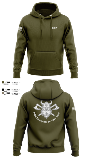 Hoodie, 148th E.S.T., Police, Teamtime, Team time, sublimation, custom sports apparel, team uniforms, spirit wear, spiritwear, sports uniforms, custom shirts, team store, custom team store, fundraiser sports, apparel fundraiser