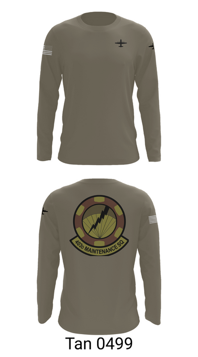 403 Maintenance Sqd 80013271 Long Sleeve Performance Shirt 66