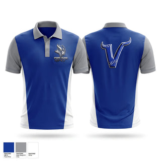 Short Sleeve Performance Polo, Grand Island Vikings, Baseball, Teamtime, Team time, sublimation, custom sports apparel, team uniforms, spirit wear, spiritwear, sports uniforms, custom shirts, team store, custom team store, fundraiser sports, apparel fundraiser