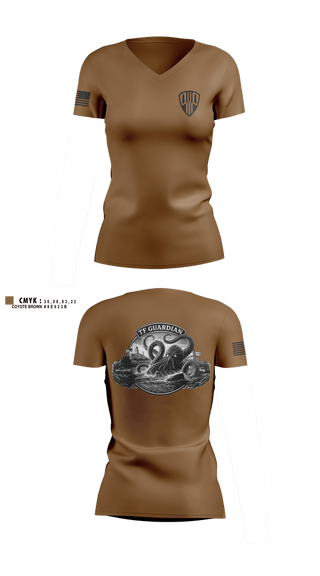 Womens Short Sleeve Vneck Shirt, TF Guardian, Army, Teamtime, Team time, sublimation, custom sports apparel, team uniforms, spirit wear, spiritwear, sports uniforms, custom shirts, team store, custom team store, fundraiser sports, apparel fundraiser