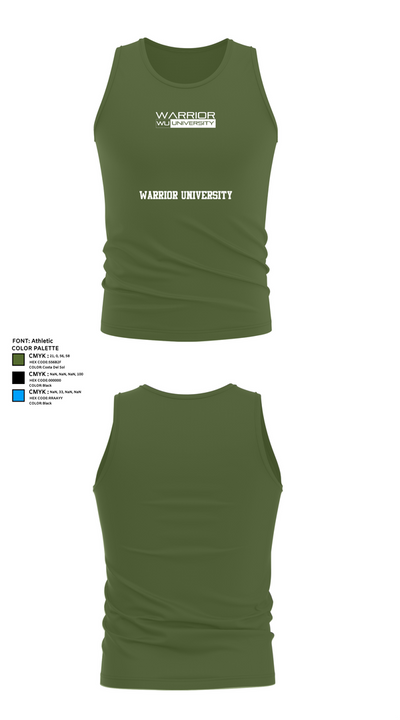 Warrior University Tank Top - 26