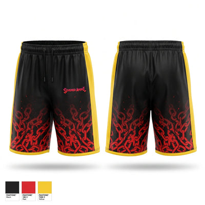 Severed Angel Athletic Shorts With Pockets - 1