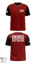 Viking battalion 96952479 Short Sleeve Performance Shirt - 100
