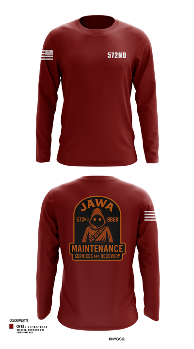 572nd 81334330 Long Sleeve Performance Shirt 103