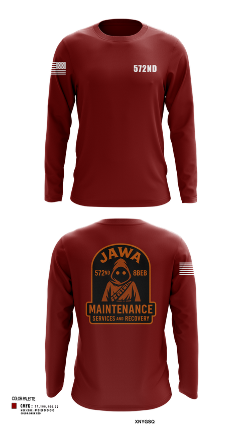 Long Sleeve Performance Shirt, 572nd, , Teamtime, Team time, sublimation, custom sports apparel, team uniforms, spirit wear, spiritwear, sports uniforms, custom shirts, team store, custom team store, fundraiser sports, apparel fundraiser