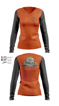 Celina Home Services LLC Women's Long Sleeve V-neck Shirt - 100