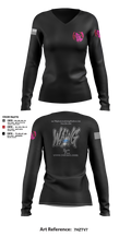 WeAllWeGot~Family First 22026589 Women's Long Sleeve V-neck Shirt - 31