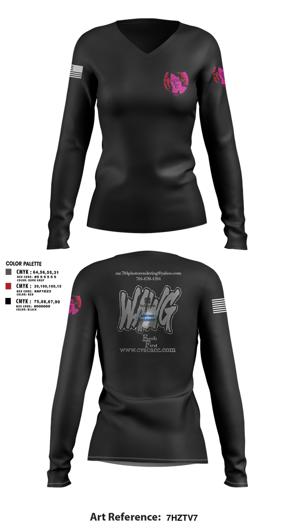 Womens Long Sleeve Vneck Shirt, WeAllWeGot~Family First, , Teamtime, Team time, sublimation, custom sports apparel, team uniforms, spirit wear, spiritwear, sports uniforms, custom shirts, team store, custom team store, fundraiser sports, apparel fundraiser