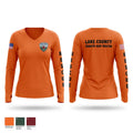 Lake County Search and Rescue (Colorado) 22587405 Women's Long Sleeve V-neck Shirt - 1