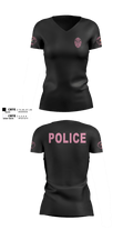 Farmersville PD 79082550 Women's Short Sleeve V-neck Shirt - 103