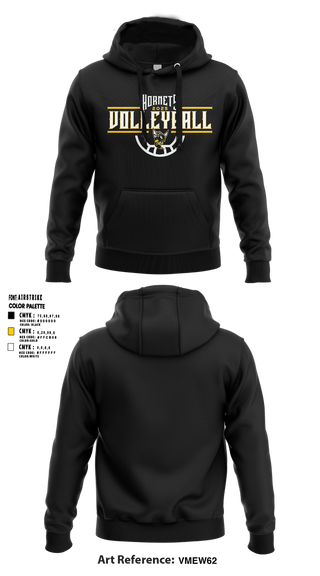 Hoodie, Fulton Hornets Volleyball, Women's Volleyball, Teamtime, Team time, sublimation, custom sports apparel, team uniforms, spirit wear, spiritwear, sports uniforms, custom shirts, team store, custom team store, fundraiser sports, apparel fundraiser