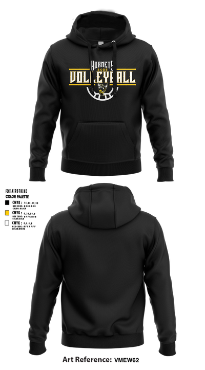 Fulton Hornets Volleyball 2109718 Hoodie - 1