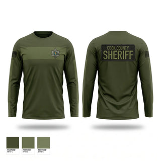 Long Sleeve Performance Shirt, Cook County Sheriff’s Office, Police, Teamtime, Team time, sublimation, custom sports apparel, team uniforms, spirit wear, spiritwear, sports uniforms, custom shirts, team store, custom team store, fundraiser sports, apparel fundraiser