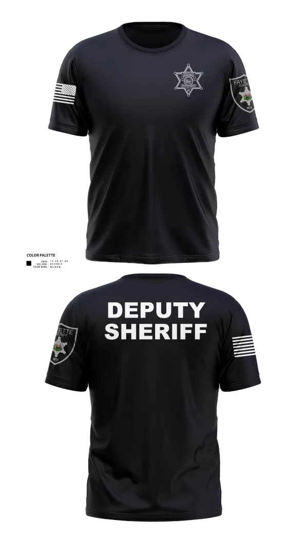 Short Sleeve Performance Shirt, Fayette County Sheriff WV, Police, Teamtime, Team time, sublimation, custom sports apparel, team uniforms, spirit wear, spiritwear, sports uniforms, custom shirts, team store, custom team store, fundraiser sports, apparel fundraiser