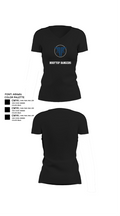 Rooftop Rangers 15471891 Women's Short Sleeve V-neck Shirt - 24
