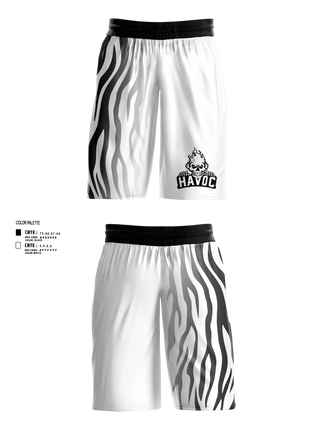 Mens Basketball Shorts, SSA Havoc, Men's Basketball, Teamtime, Team time, sublimation, custom sports apparel, team uniforms, spirit wear, spiritwear, sports uniforms, custom shirts, team store, custom team store, fundraiser sports, apparel fundraiser