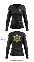 Norfolk County Sheriff’s Office Women's Long Sleeve V-neck Shirt - 1