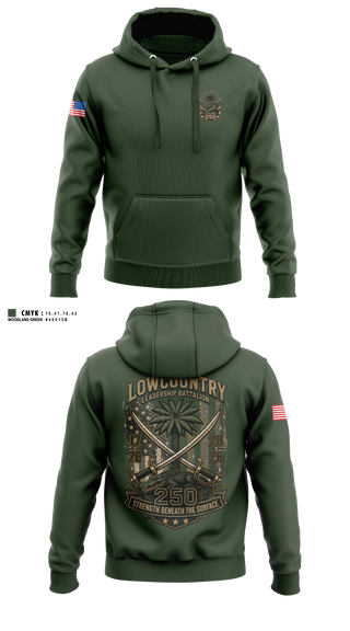 Hoodie, Lowcountry Leadership Battalion, Army, Teamtime, Team time, sublimation, custom sports apparel, team uniforms, spirit wear, spiritwear, sports uniforms, custom shirts, team store, custom team store, fundraiser sports, apparel fundraiser