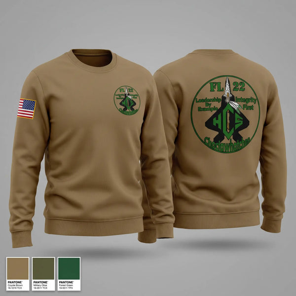 Crew Neck Sweatshirt, Choctaw Air Force jortc, Air Force, Teamtime, Team time, sublimation, custom sports apparel, team uniforms, spirit wear, spiritwear, sports uniforms, custom shirts, team store, custom team store, fundraiser sports, apparel fundraiser