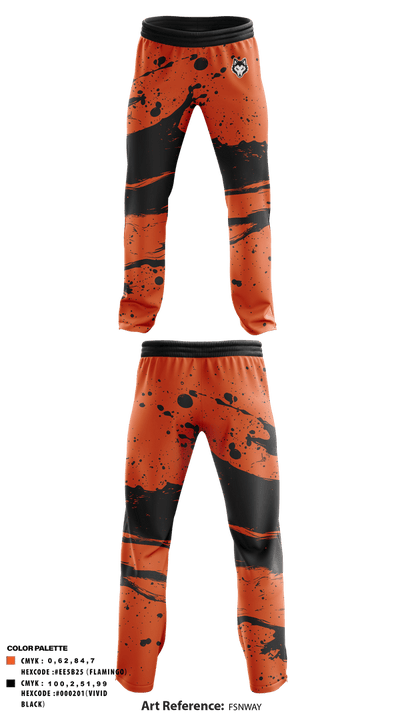 Harlem High School Track & Field 45077769 Sweatpants - 1
