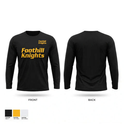 Long Sleeve Performance Shirt, Foothill Knights, Wrestling, Teamtime, Team time, sublimation, custom sports apparel, team uniforms, spirit wear, spiritwear, sports uniforms, custom shirts, team store, custom team store, fundraiser sports, apparel fundraiser