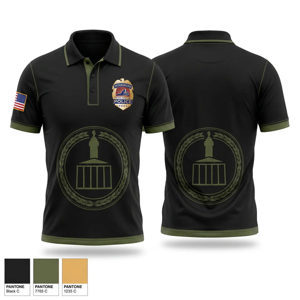 Short Sleeve Performance Polo, 200 Bravo, Police, Teamtime, Team time, sublimation, custom sports apparel, team uniforms, spirit wear, spiritwear, sports uniforms, custom shirts, team store, custom team store, fundraiser sports, apparel fundraiser