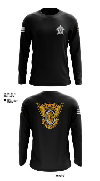 Long Sleeve Performance Shirt, MCSO Motors, Police, Teamtime, Team time, sublimation, custom sports apparel, team uniforms, spirit wear, spiritwear, sports uniforms, custom shirts, team store, custom team store, fundraiser sports, apparel fundraiser