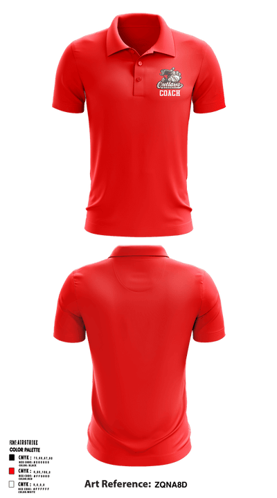 Lexington Outlaws 79435627 Short Sleeve Performance Polo - 2