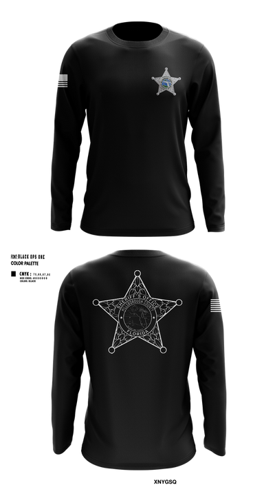 District I Street Crimes 1468514 Long Sleeve Performance Shirt 101