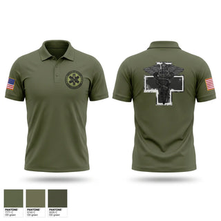 Short Sleeve Performance Polo, Tactical medic, EMS/EMT, Teamtime, Team time, sublimation, custom sports apparel, team uniforms, spirit wear, spiritwear, sports uniforms, custom shirts, team store, custom team store, fundraiser sports, apparel fundraiser