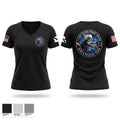 East Baton Rouge Parish Dive & Rescue Team Women's Short Sleeve V-neck Shirt - 1