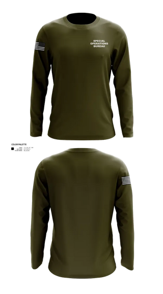 Long Sleeve Performance Shirt, Special Operations Bureau, , Teamtime, Team time, sublimation, custom sports apparel, team uniforms, spirit wear, spiritwear, sports uniforms, custom shirts, team store, custom team store, fundraiser sports, apparel fundraiser